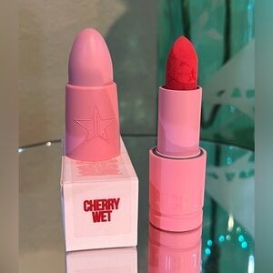 Jeffree Star Velvet Trap lipstick in color Cherry Wet. New!